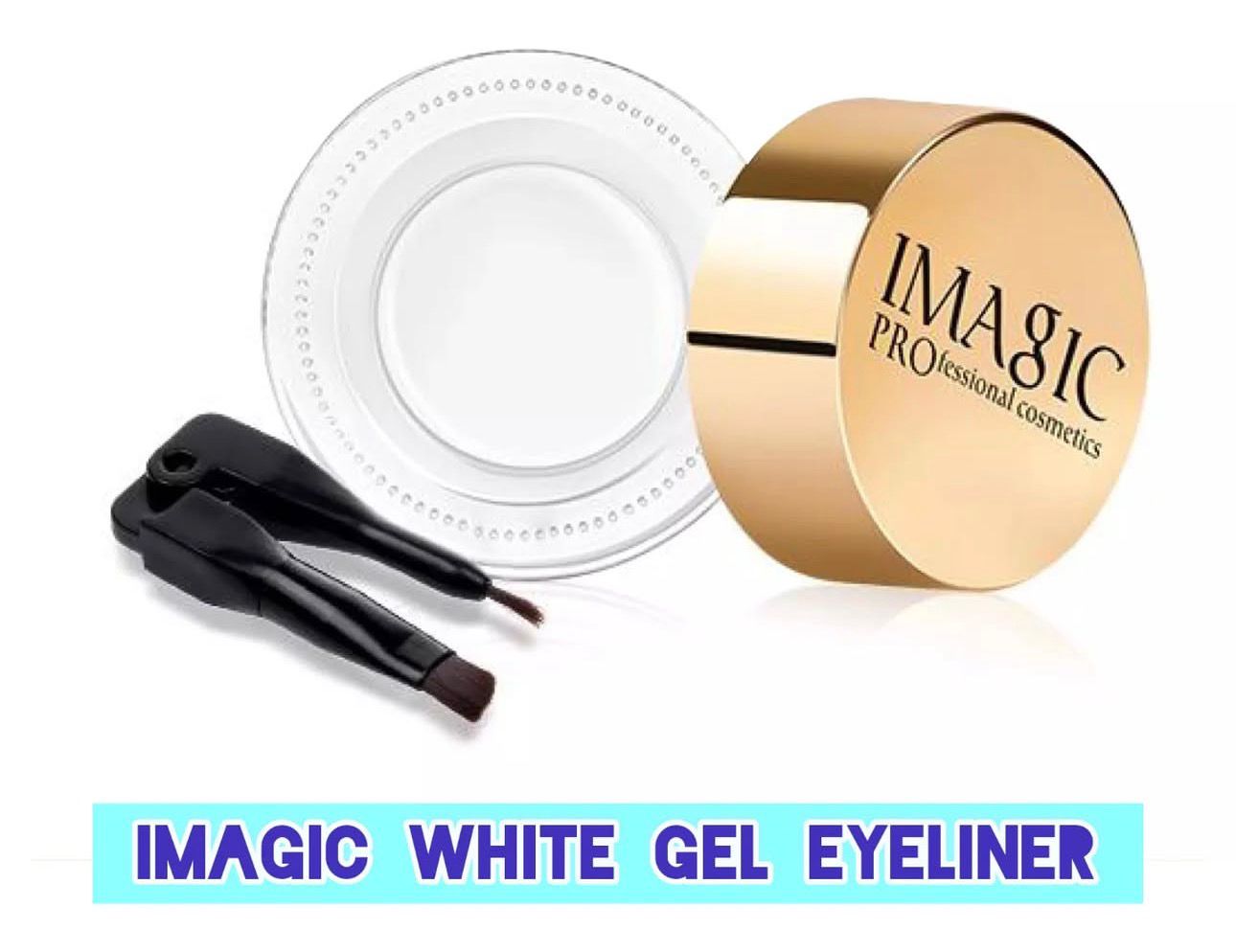 IMAGIC PROfessional GEL EYELINER WATERPROOF -White - Image 3